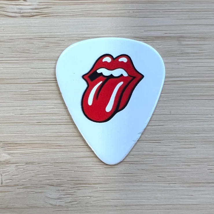 Caught a pick at the The Rolling Stones show