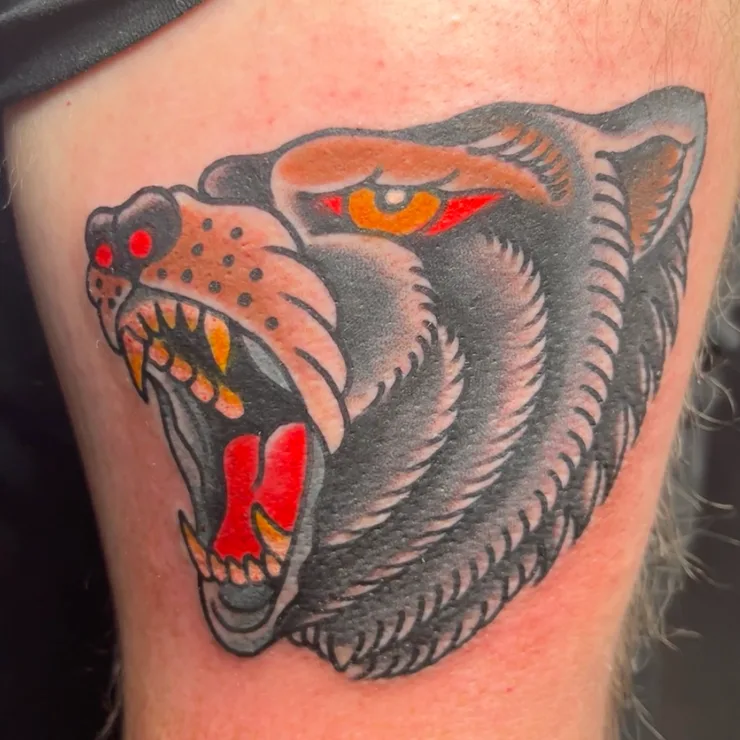 2nd Tattoo Bear Head