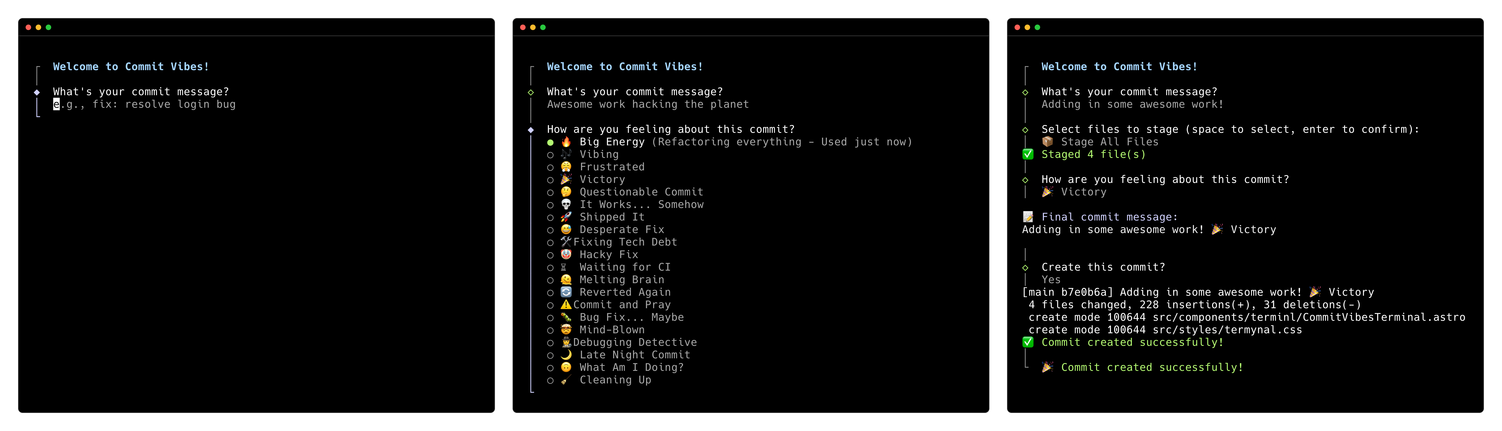 Flat GitHub feature list